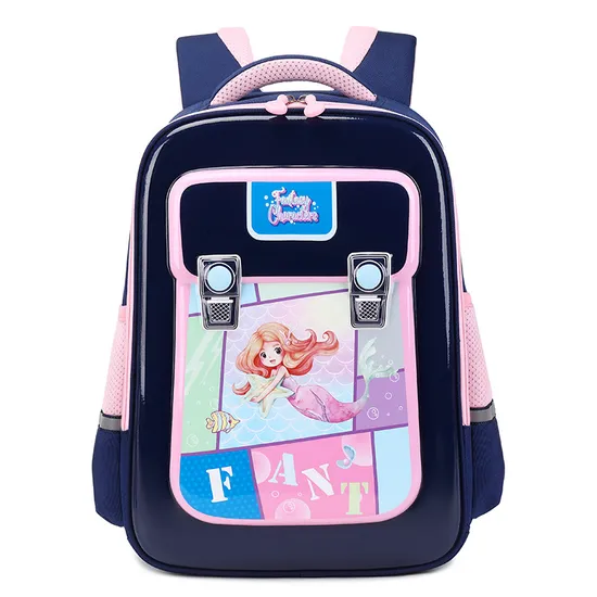 New Primary School Student Astronaut Dinosaur Unicorn Melody Mermaid 3D Hard Shell Backpack for Grades 1 to 6