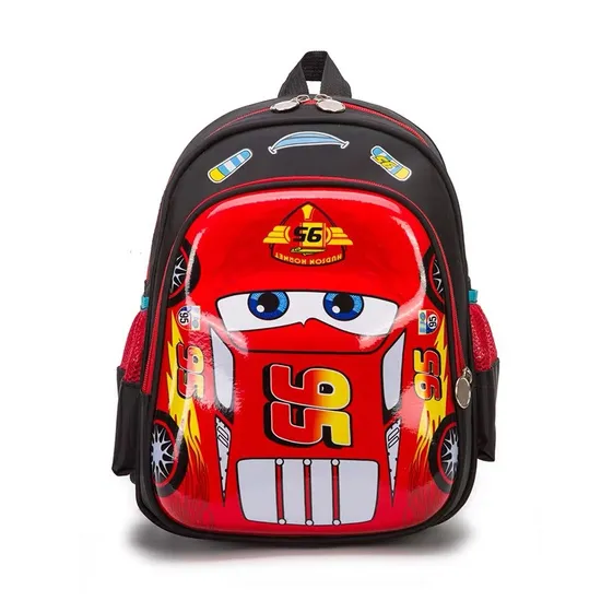 New 3D Elementary School Backpack Kindergarten Backpack Cartoon Ultraman Spider Man Children′s Backpack