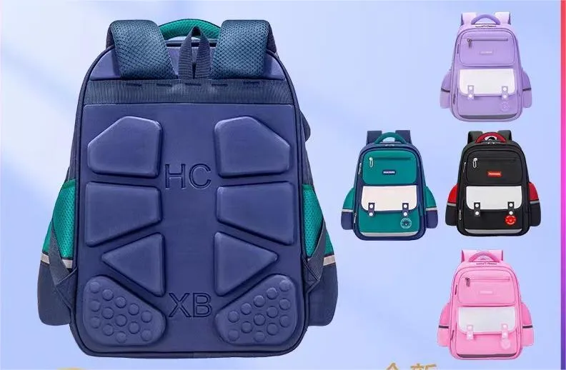 Primary School Students Spine and Waist Protection Backpack for Grades 1 to
