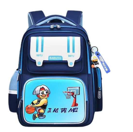 Primary School Students Girls and Boys New 2024 Load Reduction and Spine Protection Children′s Backpack