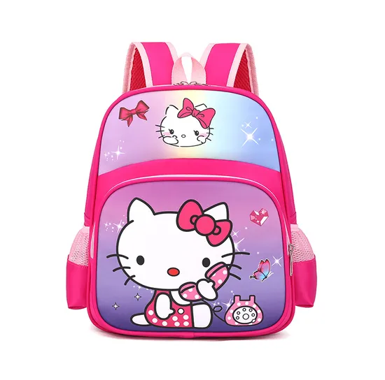 2024 New Childrens School Backpack 1-6 Grade Primary School Boys and Girls Cartoon Cute Lightweight Backpack