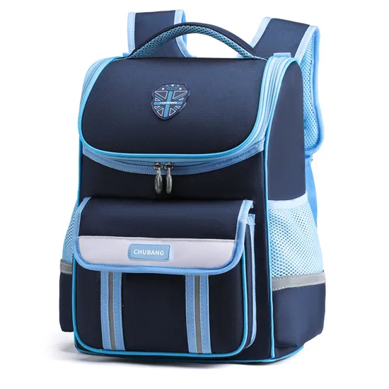 New Children′s Backpack for Primary School Students Lightweight Large Capacity British Style Student Backpack