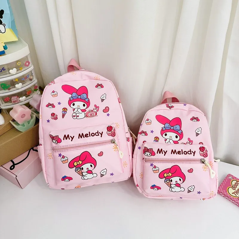 New Kindergarten School Backpack Cute Large Capacity Nylon Letter Lightweight Children&prime;s Backpack