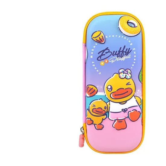 Stationery Bag 3D Pen Bag Cute Stress Relieving Soft Pen Bag Large Capacity Stationery Box Pencil Pouch