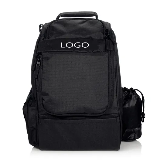 2024 New Customized Logo Large Capacity Outdoor Sports Frisbee Disc Golf Bag Backpack