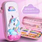 3D Pencil Case Large Capacity Stationery Box Elementary School Cartoon EVA Pencil Case Pouch
