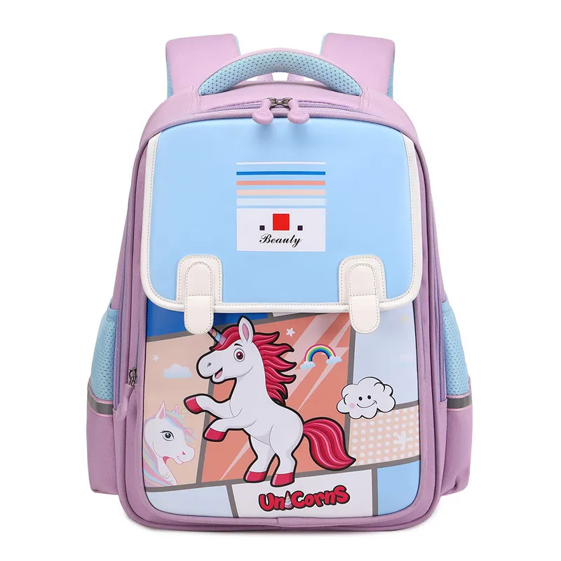 2024 New Dinosaur Unicorn Primary School Students Load Reduction and Backbone Protection Backpack