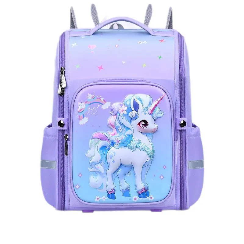 2024 New 3D Hard Shell Primary School Student Backpack Large Capacity Children&prime;s Backpack