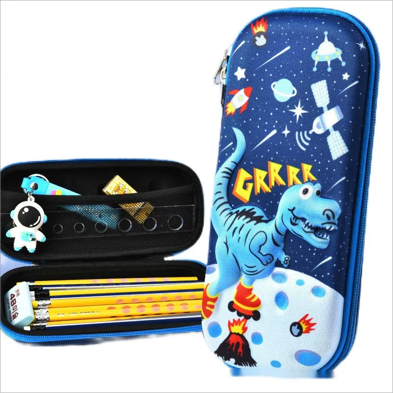 Cartoon 3D Large Capacity Stationery Case Wholesale Primary School Student Pencil Case