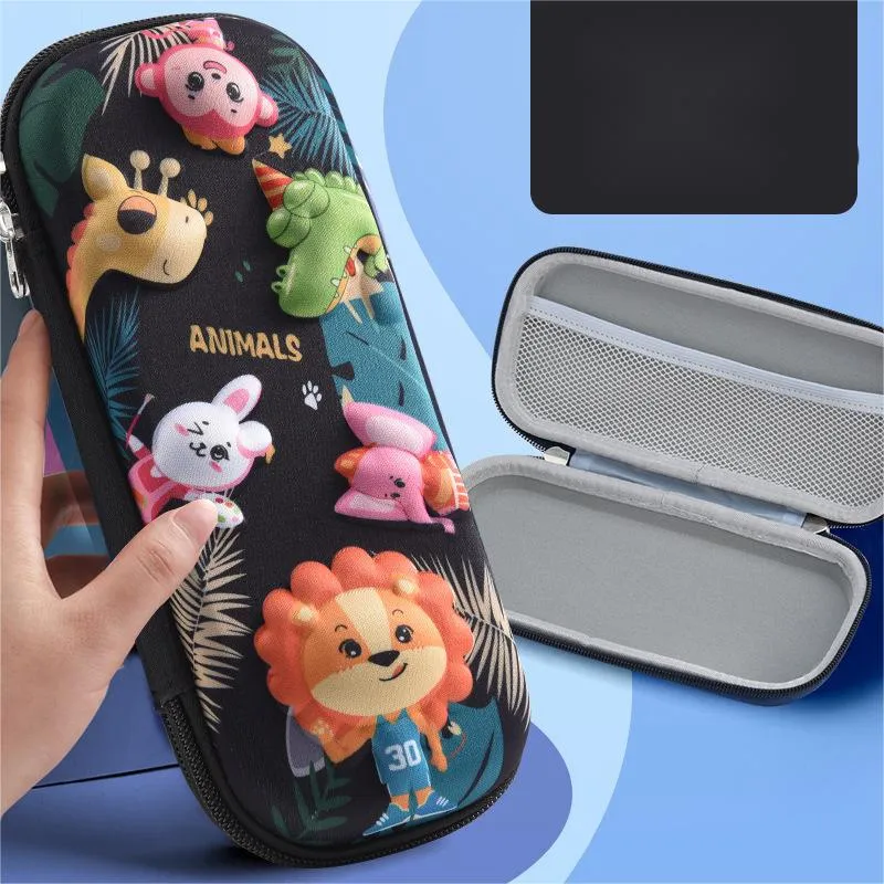 Cartoon Cute Elementary School Pencil Box Children&prime;s Pencil Stationery Box