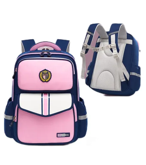 Boys and Girls′ New Load-Reducing Backpack with Spine Protection and Double Shoulder Waterproof Backpack