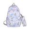 New Cute Cartoon Two-Piece Backpack with Large Capacity Lightweight Backpack