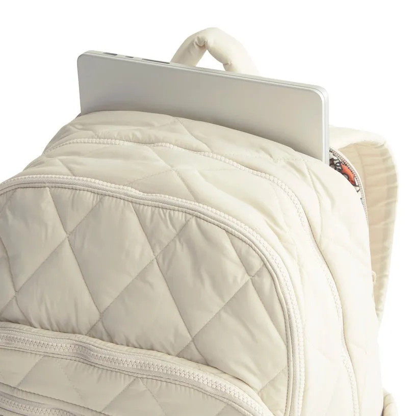 Classic Travel Hiking Casual Diamond Quilted Backpack Custom College Student Padded Laptop Schoolbag
