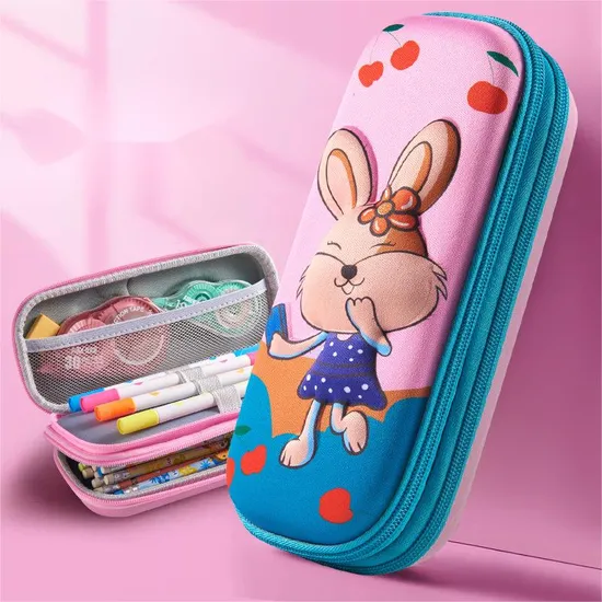 EVA Pencil Case, New 3D Pencil Case, Large Capacity Pencil Case for Elementary School Students Pencil Pouch