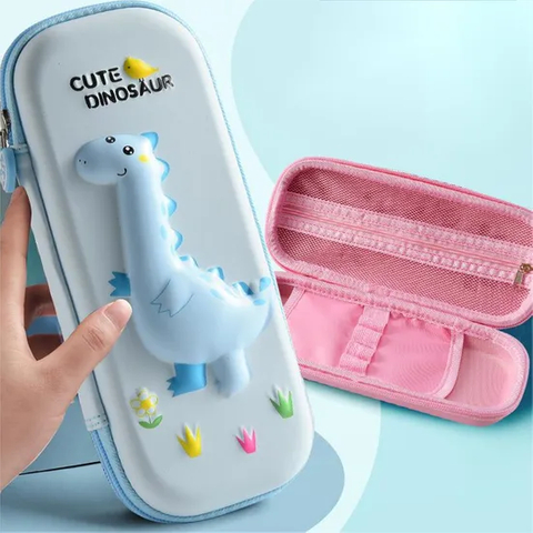 3D Stereoscopic Pen Bag Waterproof Large Capacity Stationery Box Cartoon Pen Bag Pencil Pouch