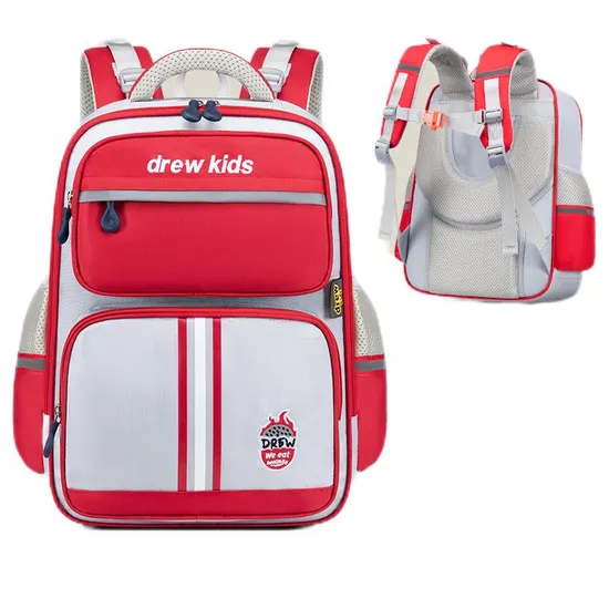 New Boys and Girls School Primary School Student Backpack Embroidered Large Capacity Backpack