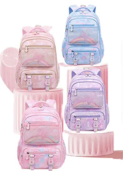 Wholesale of Elementary School Backpacks for Girls Lightweight Children′s Backpacks
