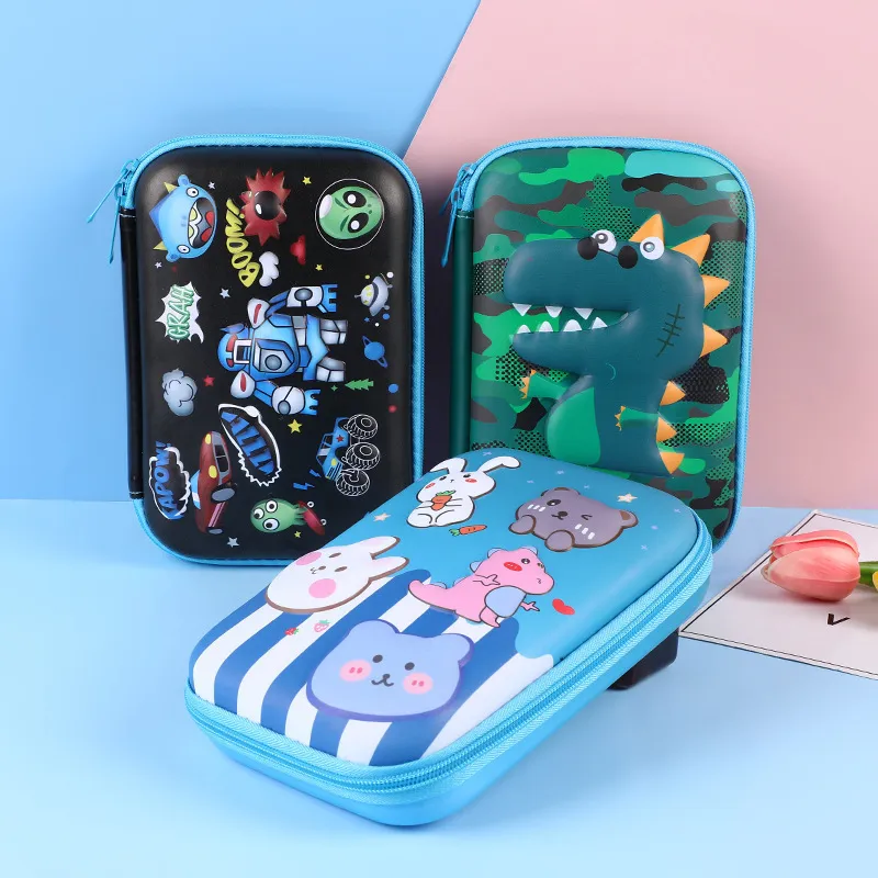 Cartoon Large Stationery Box 3L Large Capacity Pencil Case Multifunctional Primary School Pencil Case
