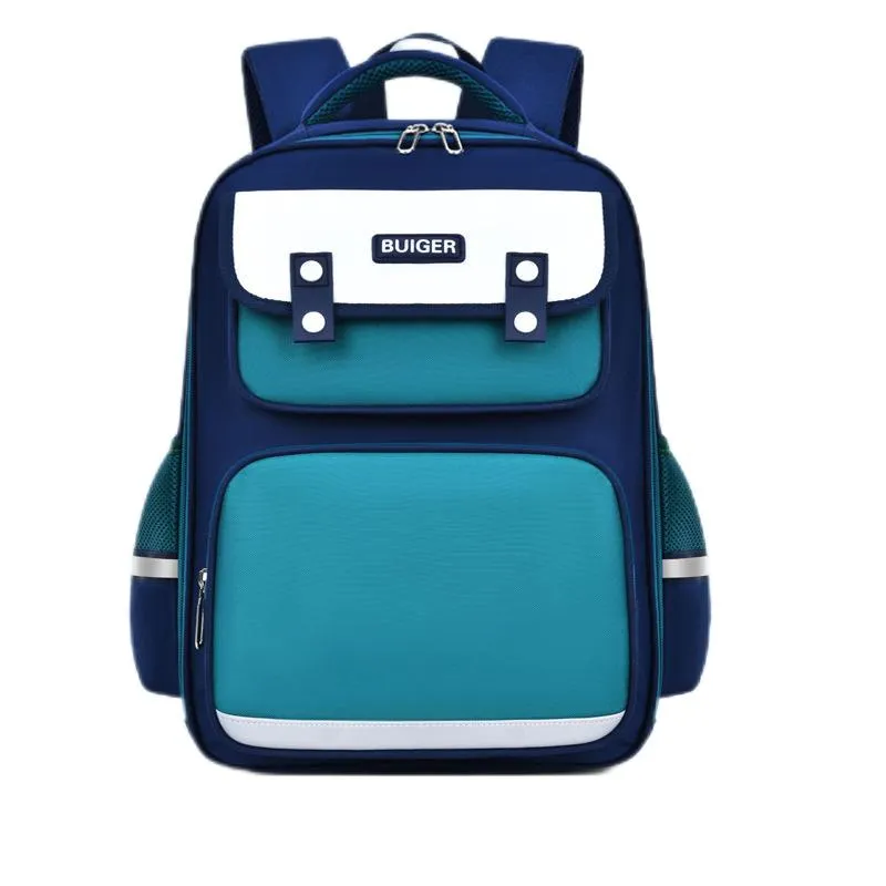 New Children&prime;s Backpack Wholesale Reduced Load Spine and Waist Protection Elementary School Students Backpack