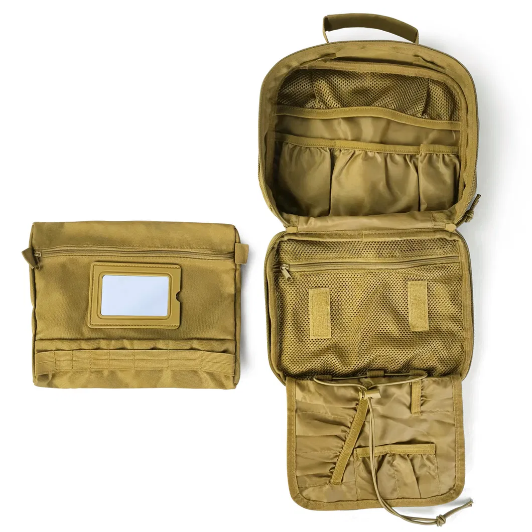 Outdoor Camping Waterproof Toiletry Bags Universal Kit Bag with Medical Supplies Molle Combat Tactical Handbag