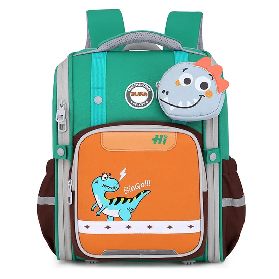 2024 New Primary School Backpack for Boys and Girls Spinal Protection Lightweight Children′s Backpack