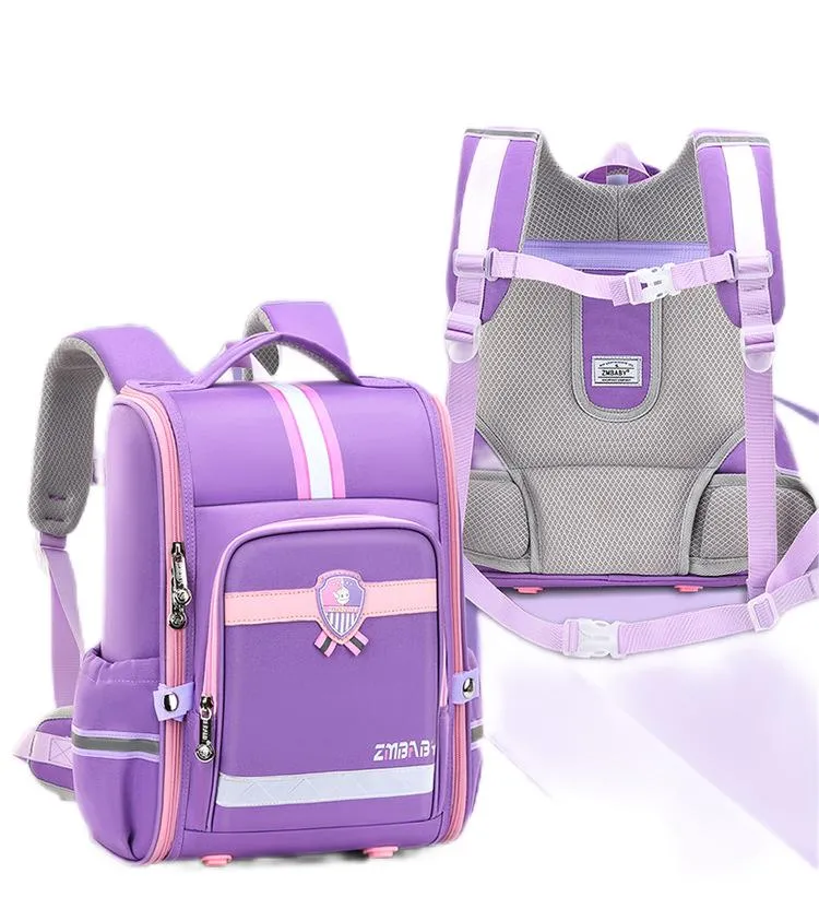 New Primary School Student School Backpack Space Integrated Structure Backpack Lightweight Backpack