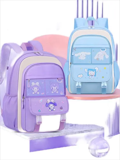 New Primary School Student School Backpack Cartoon Lightweight Children′s Backpack
