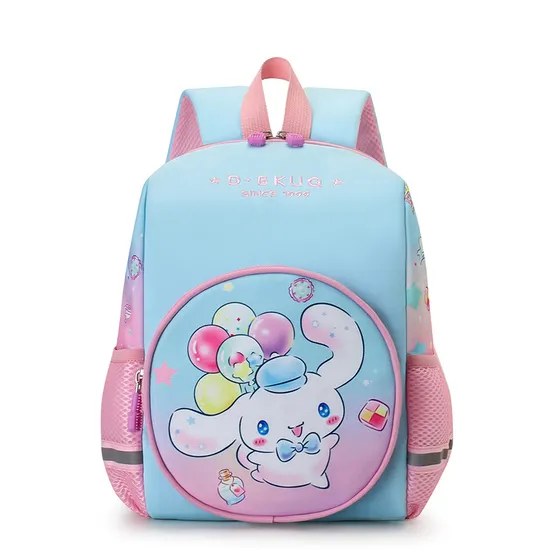New Children′s Cartoon Fashion School Bag with Large Capacity and Lightweight Nylon Melody Kindergarten Backpack