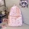 New Student Cute Backpack Nylon Cartoon Large Capacity Multi Color Lightweight Backpack