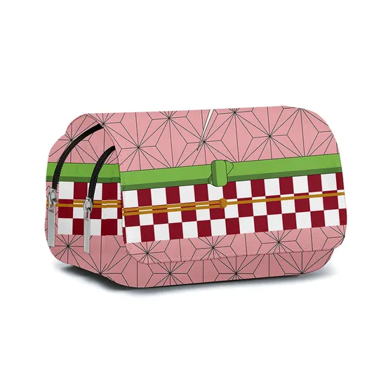 Double Layered Pencil Case with Large Capacity Cartoon Stationery Storage Box for Elementary School Students Pencil Pouch