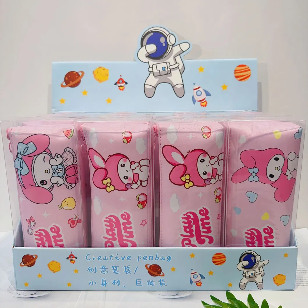 New Cartoon Large Capacity Pen Bag Cute Stationery Bag Storage Bag