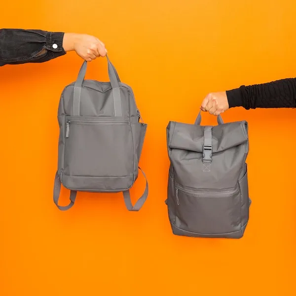Travel Laptop Roll Top Backpack Outdoor Rucksack Causal Backpack