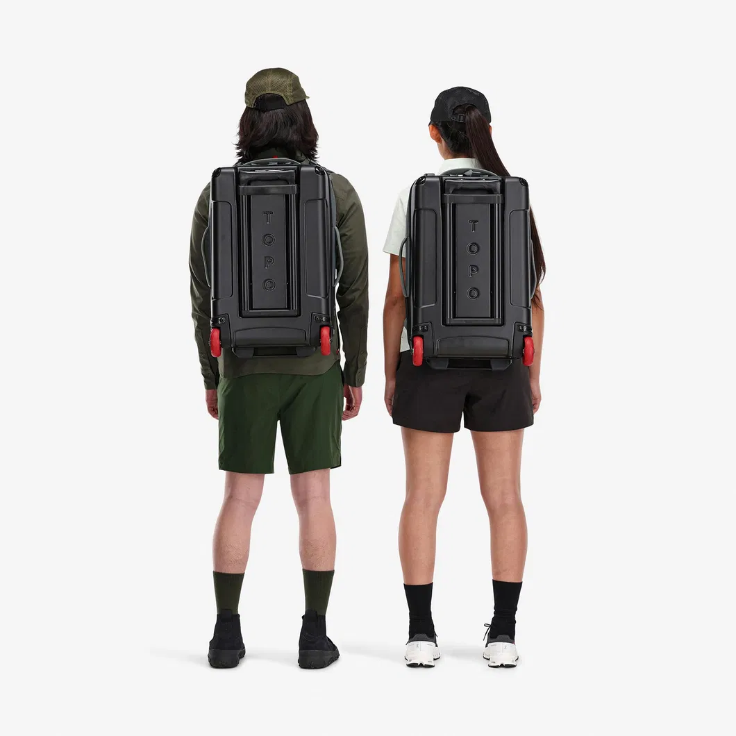 Customized Logo Trolley Luggage Durable Outdoor Rolling Backpack Travelling Suitcase