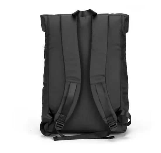 Custom Waterproof Unisex Travel Rolltop Backpack Laptop Roll Top Bag Convertible Casual Backpack