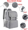 Manufacturer Water Resistant College Lunch Box Bag School Laptops Thermal Insulated Cooler Backpack with USB Charging Port