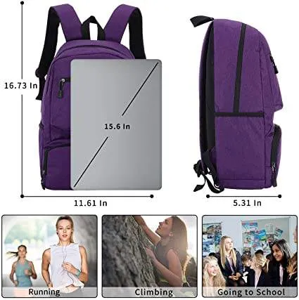 Comfortable Anti Theft Water-Resistant College Business Durable Travel Computer Lightweight Laptop Backpack