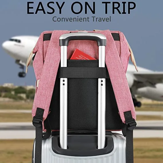 Casual Travel Bookbag Multipurpose Women USB Laptop Work Computer Stylish Purse College Business Backpack