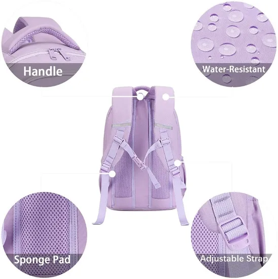 School Backpack Kids Set-with Lunch Bag &amp;Cooler Bag Student Backpack