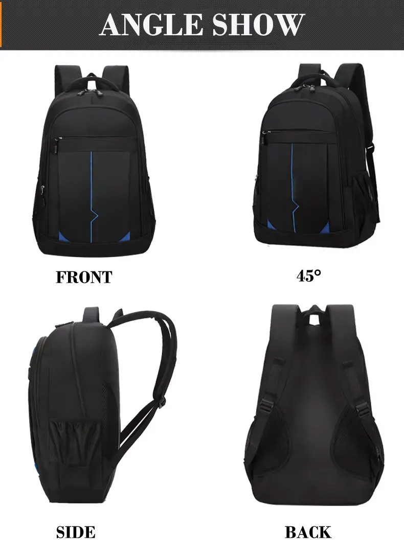 Custom Large Durable Travel Business Bookbags Leisure Laptop Waterproof School Backpack Bag with Logo