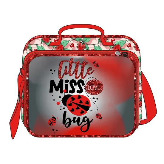 3 in 1 Colorful Trolley Bag Set with Lunch Box Pencil Case Trolley School Backpack for Girls