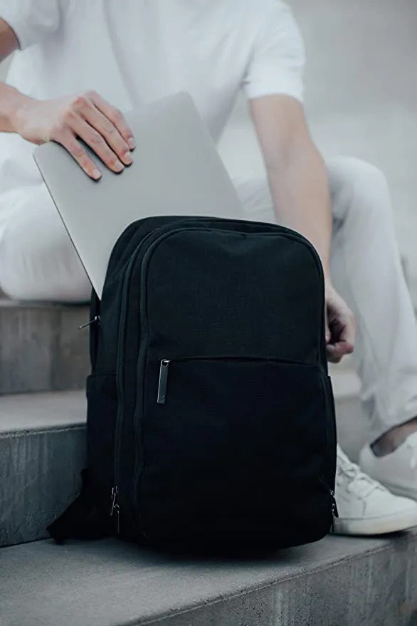 Large Capacity Durable Computer Business College Waterproof Laptop Notebook USB Charging Port Vintage Bag School Backpack