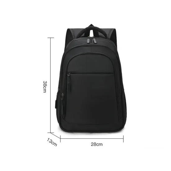Bag USB Waterproof Mens Nylon Laptop Bag Travel Factory Wholesale Custom Logo Student Laptop Backpack