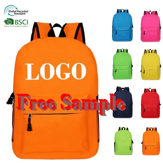 Colorful Lower MOQ Schoolbags Custom Bookbags Children Back Pack School Bags Kids Backpack