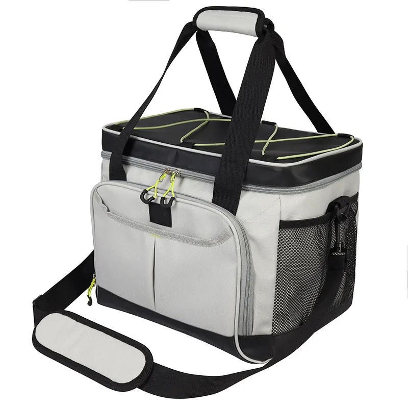 Collapsible 75 Cans Beach Cooler Foldable Collapsible Cooler Bag Camping Bag Insulation Bag Waterproof Lunch Thermal Bag