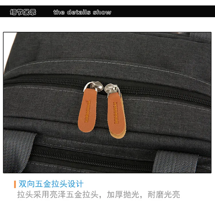 New 3-Piece Backpack with Large Capacity Minimalist Business Computer Bag Travel Bag