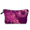 Fashion Custom Marble Zipper Cosmetic Pouch Large Capacity Leather Pencil Bag