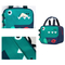 Monster -Shaped Cute Lunch Bag with Aluminum Film Can Bring Lunch Insulation Cooler Bag for Kids and Boys&amp;Girls