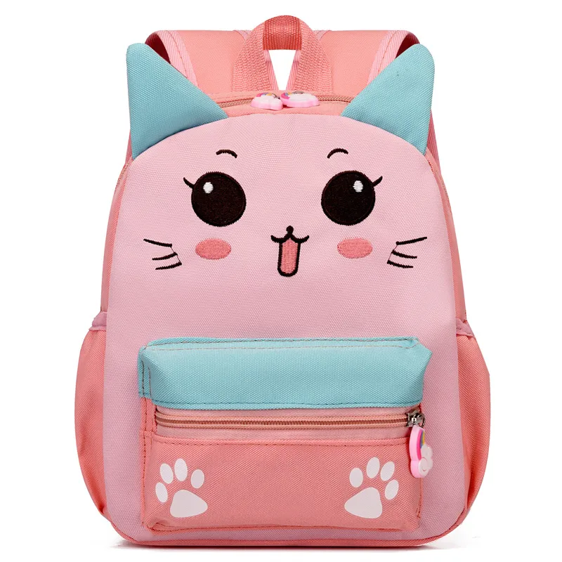 Factory Direct Sale Children Animal Schoolbag Light Custom Kids Backpack Kindergarten Kids School Bag for Boys and Girls
