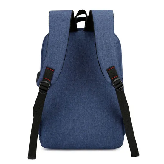 Men Woman Travelling USB Recharging 15.6 Inches Backbag Business Waterproof Laptop Backpack with USB