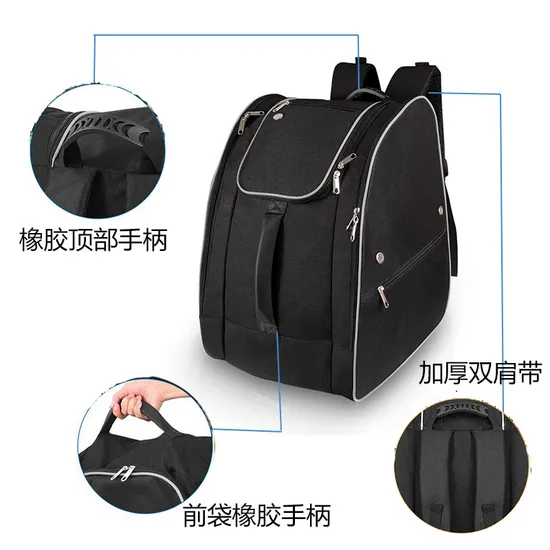 Customized Portable Ski Board Bag Outdoor Ski Sports Equipment Helmet Boots Storage Backpack